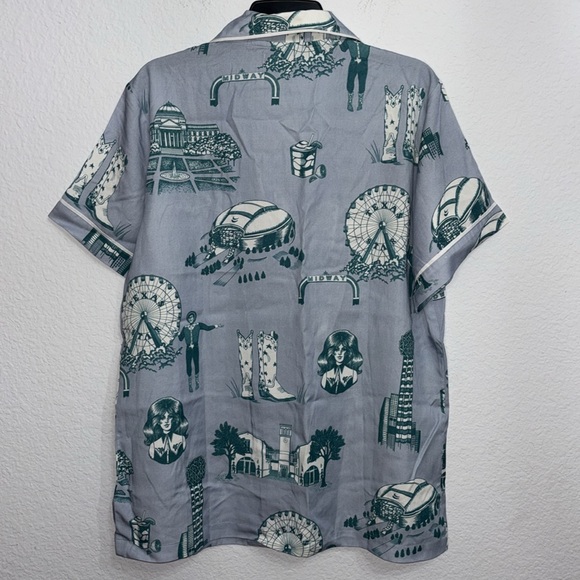 Katie Kime Dallas Toile Pajama Pants Set - Picture 5 of 12